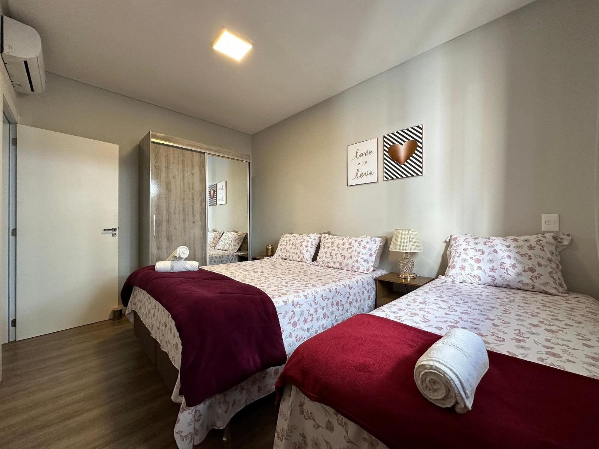 Apartamento Nu01- Novo | 2 Quartos | Churrasqueira | Garagem *